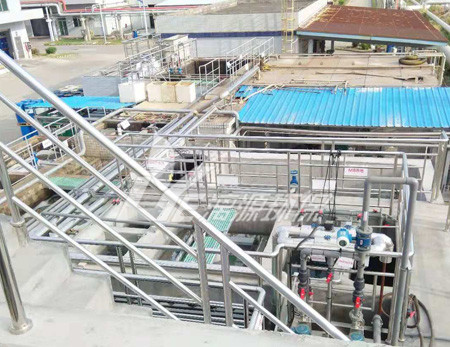 珠?；S廢水處理工程施工安裝